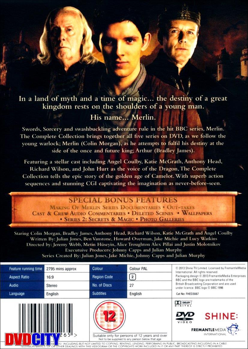 Merlin - The Complete Collection - GamleDanskeFilm.dk